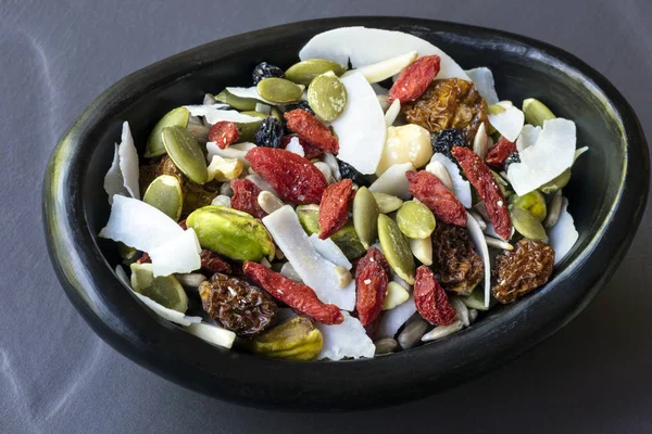 Rauwe biologische Paleo Trail Mix — Stockfoto