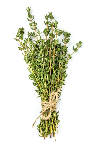 Bunch of Thyme Isolated on White — Stock Photo, Image