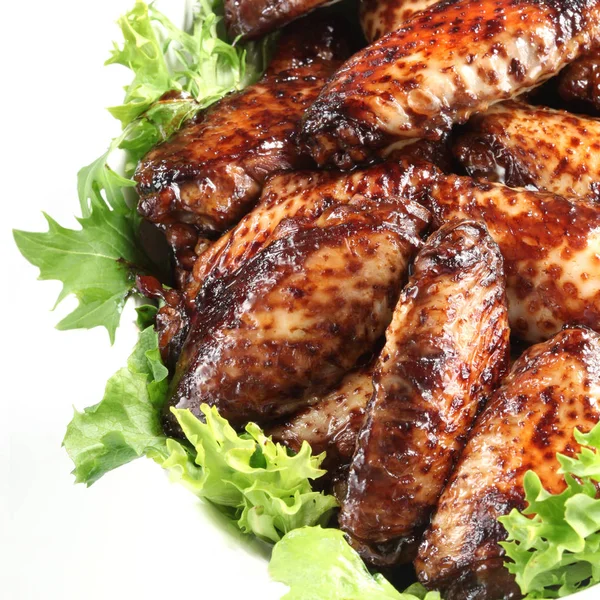 Honey Soy Chicken Wings — Stock Photo, Image