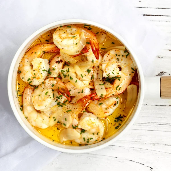 Sarımsak Karides havai görünümü