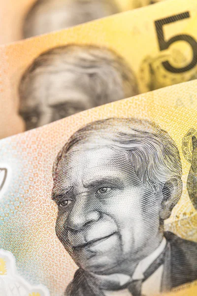 Fondo de dinero australiano Nuevas notas —  Fotos de Stock