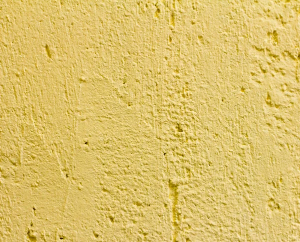 Plâtre jaune décoratif, texture du mur. Installations de finition . — Photo