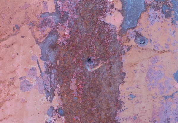 Brown Purple Rust Rusty Brown Abstract Texture Rusty Metal Background — Stock Photo, Image