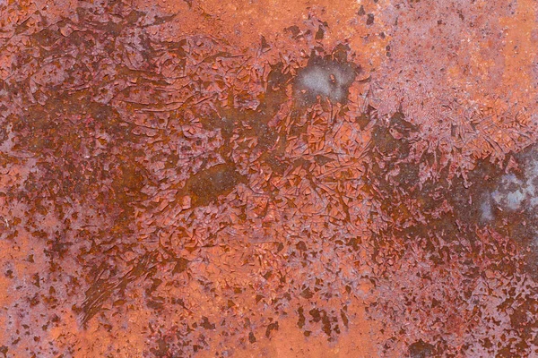 Kahverengi Mor Paslı Rusty Kahverengi Soyut Doku Paslı Metal Arka — Stok fotoğraf