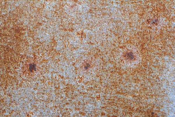 Rusty Metal Background Rusty Metallic Texture Bright Orange Rust Blue — Stock Photo, Image