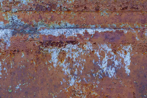 Sfondo Arrugginito Rust Texture Vecchio Ferro Arrugginito Ruggine Rosso Marrone — Foto Stock