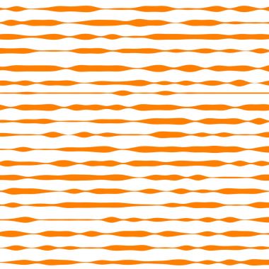 Turuncu ve beyaz çizgili arka plan. Vektör çizim