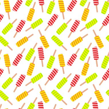 Dondurma izi yok. vektör illüstrasyonu.