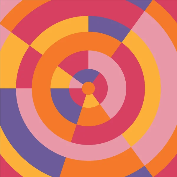Círculo Colorido Fondo Abstracto Moderno Ilustración Vectorial — Archivo Imágenes Vectoriales
