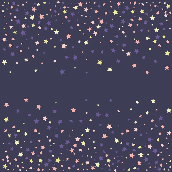 Fondo Ultravioleta Con Estrellas Que Caen Ilustración Vectorial — Vector de stock