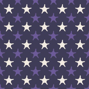 Ultra mor denizyıldızı seamless modeli. Vektör çizim