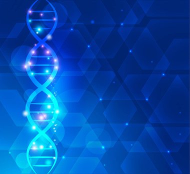 Bilimsel Dna arka plan tasarlamak 