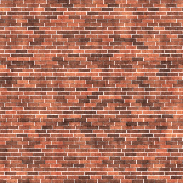 赤レンガの壁のテクスチャ 産業スタイルの背景 風化レンガの壁 現代建築の詳細 — ストック写真
