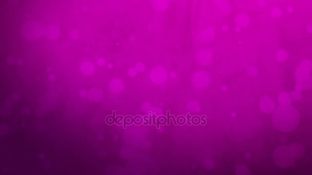 粉红色背景与漂浮粒子 — 图库视频影像