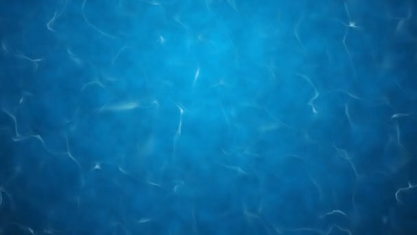Синяя вода плавная текстурная анимация — стоковое видео
