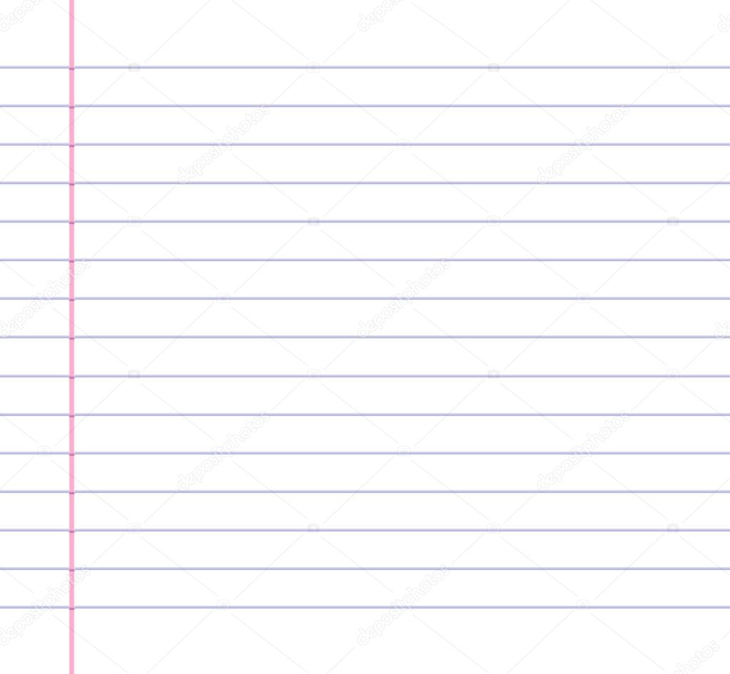 Lined or ruled paper background — Stock Vector © Noedelhap #160520084
