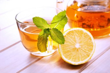 Bir fincan çay.