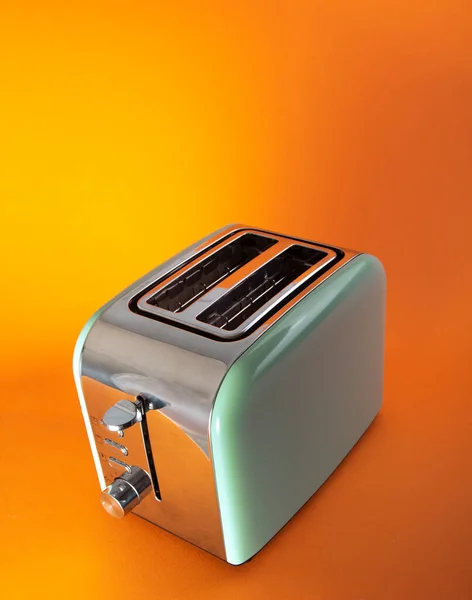 Classicamente Retro Styled Two Slot Fatia Toast Maker Eletrodomésticos Domésticos — Fotografia de Stock