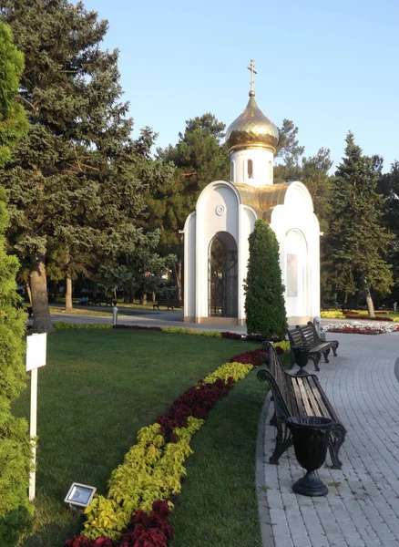 Church with Golden domes — Stock Photo, Image