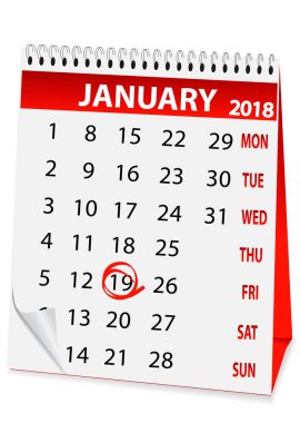 simge takvim Epiphany 2018