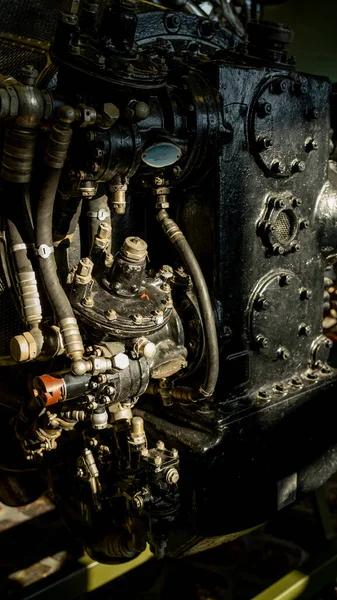 Vecchio Motore Sovietico Ingranaggi Carburatore — Foto Stock