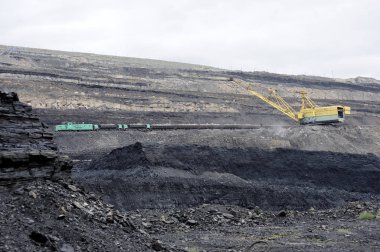 Madencilik, taş ocağında çalışmak için ekipman.