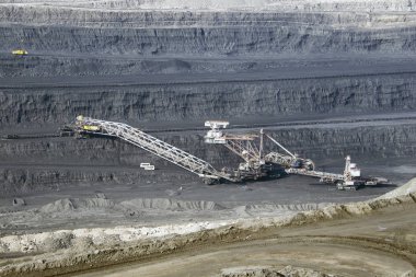 Madencilik, taş ocağında çalışmak için ekipman.