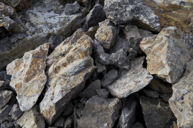 Madencilik, taş ocağında çalışmak için ekipman.