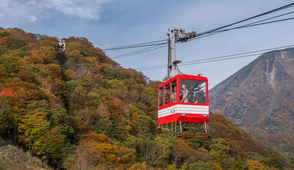 Cable car at Akechidaira, Nikko, Japan — Stock Photo, Image