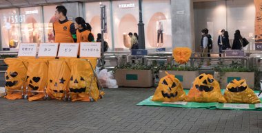 Cadılar Bayramı kutlama, Shibuya, Tokyo, Japonya