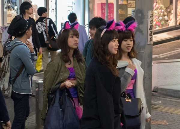 Halloween feier, shibuya, tokyo, japan — Stockfoto