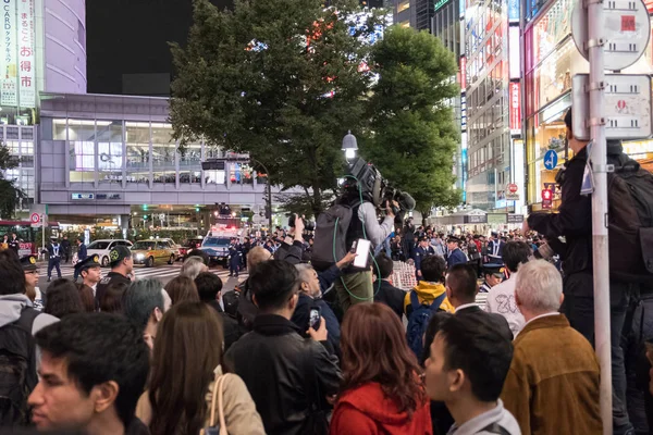 Fête d'Halloween, Shibuya, Tokyo, Japon — Photo