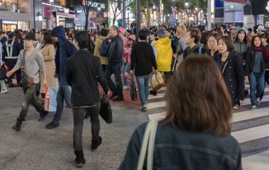 Cadılar Bayramı kutlama, Shibuya, Tokyo, Japonya