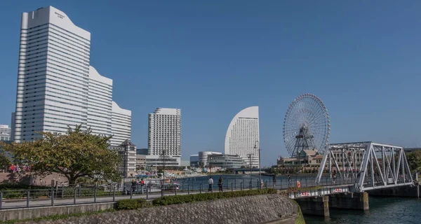 Moderna byggnader Minato Mirai 21 — Stockfoto