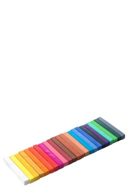 Çeşitli renk pastel tebeşir sopa