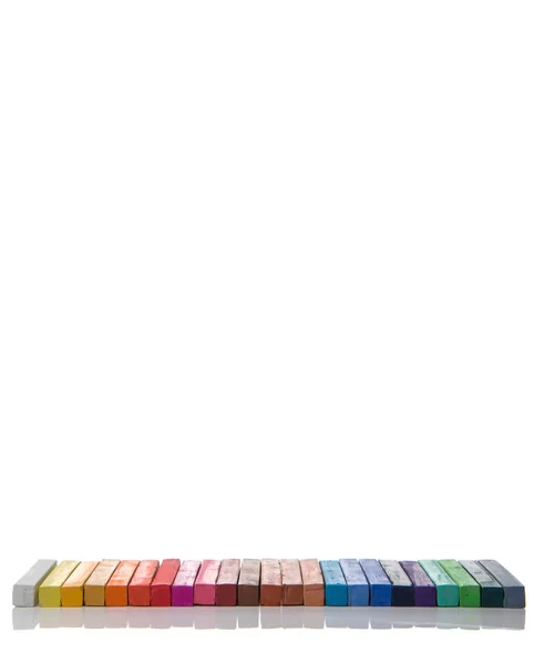 Várias cores de giz varas pastel — Fotografia de Stock
