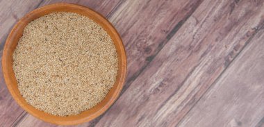 Süper beyaz Teff tahıl