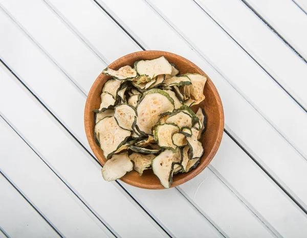 Courgettes séchées dans un bol — Photo