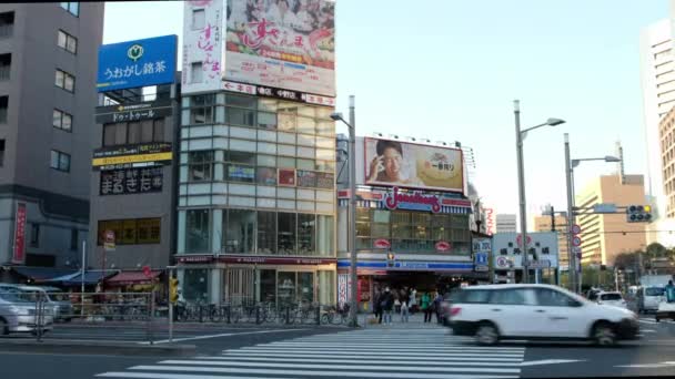 Veicoli Tsukiji Market Tokyo Giappone — Video Stock