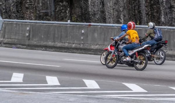 Μοτοσικλέτας Αγώνα Έναν Αναβάτη — Φωτογραφία Αρχείου