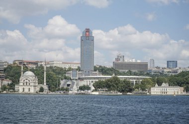 Beşiktaş İlçe ve Boğaziçi Istanbul Türkiye.