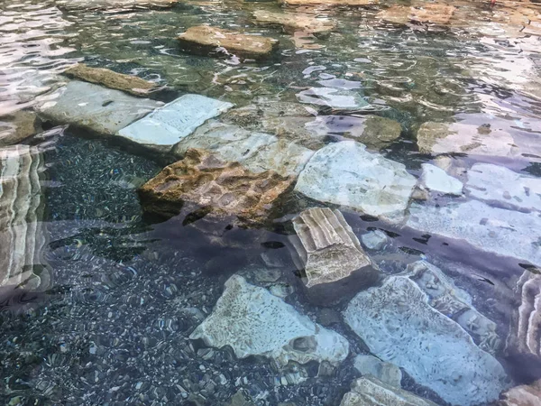 Piscina antiga Pamukkale na Turquia — Fotografia de Stock