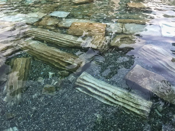 Piscina antiga Pamukkale na Turquia — Fotografia de Stock