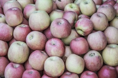 Kırmızı elma ile arka plan