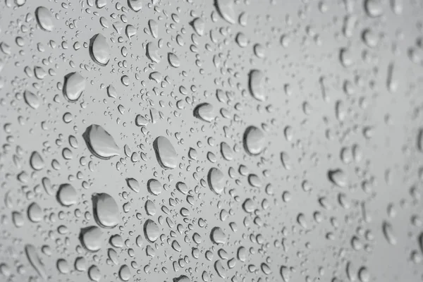 Rain drops on window pane — Stock Photo, Image