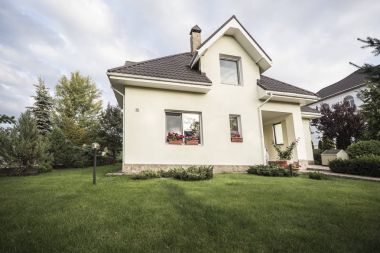 Bir özel ev ve kırsal alanda, Bahçe