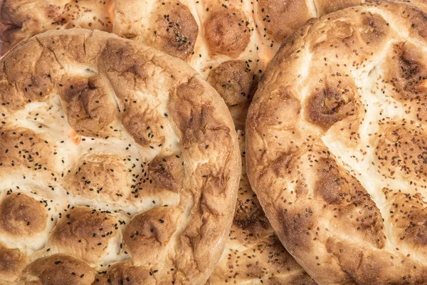 Pitta Brood Als Achtergrond Voor Ramadan — Stockfoto