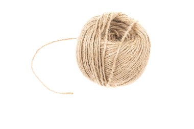 Skein üzerinde beyaz izole