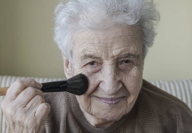 Makyaj kadın kıdemli