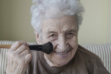 Makyaj kadın kıdemli